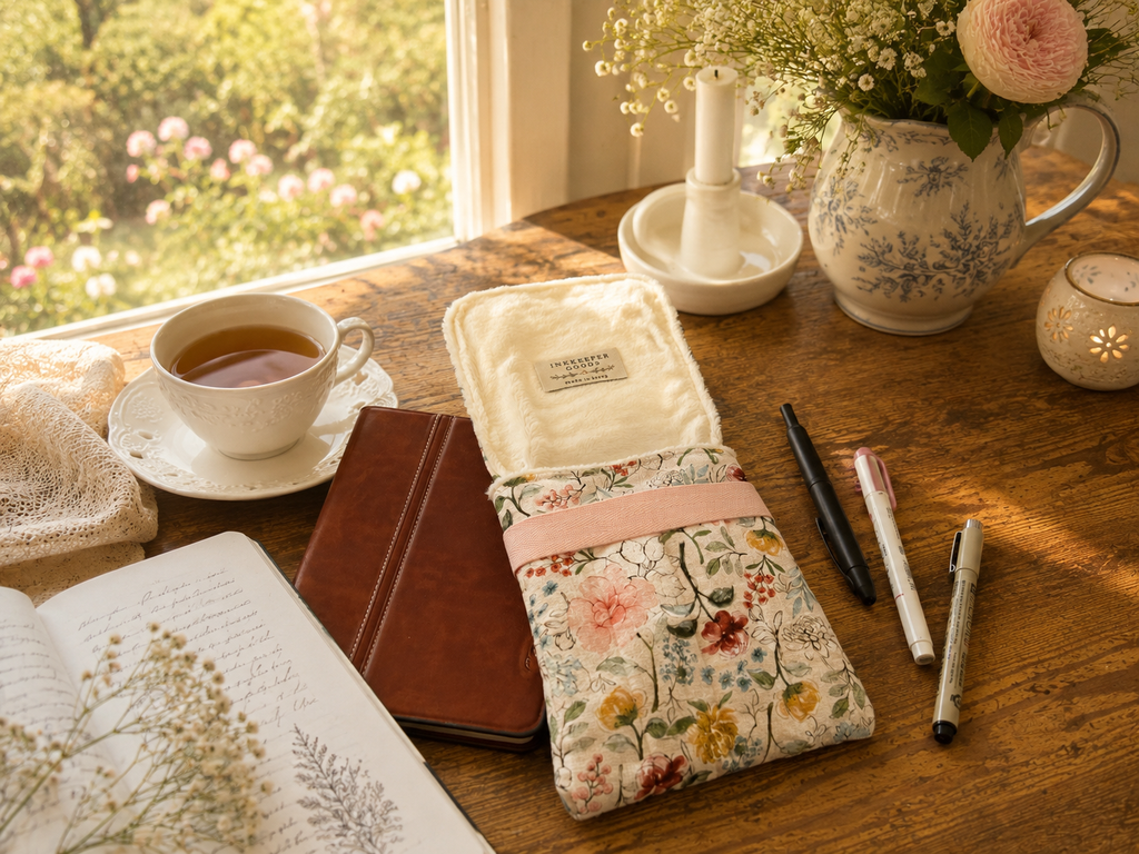 🌾Watercolor Wildflowers Pen Case
