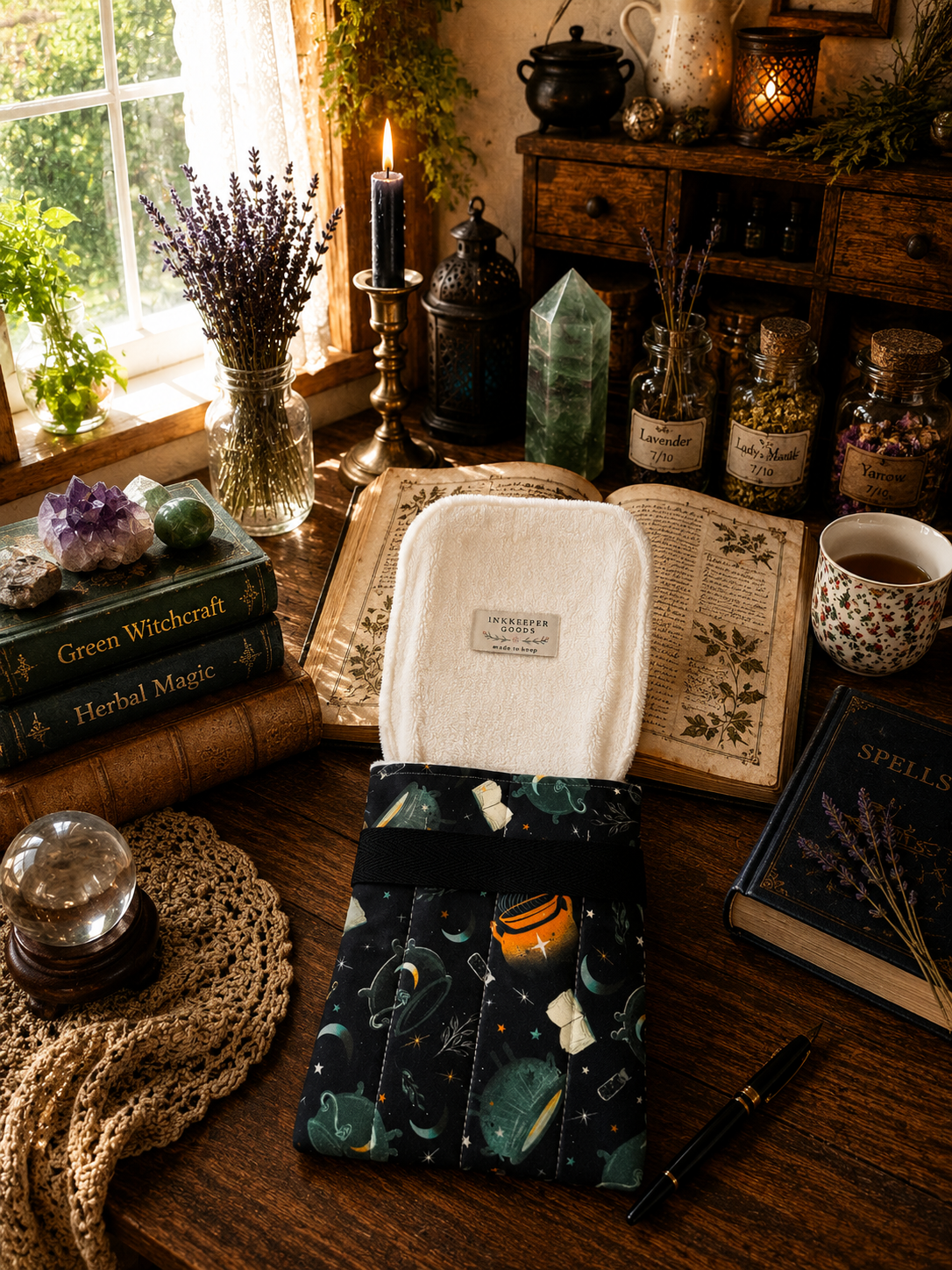 The Midnight Apothecary Handmade Fountain Pen Pouch/Case