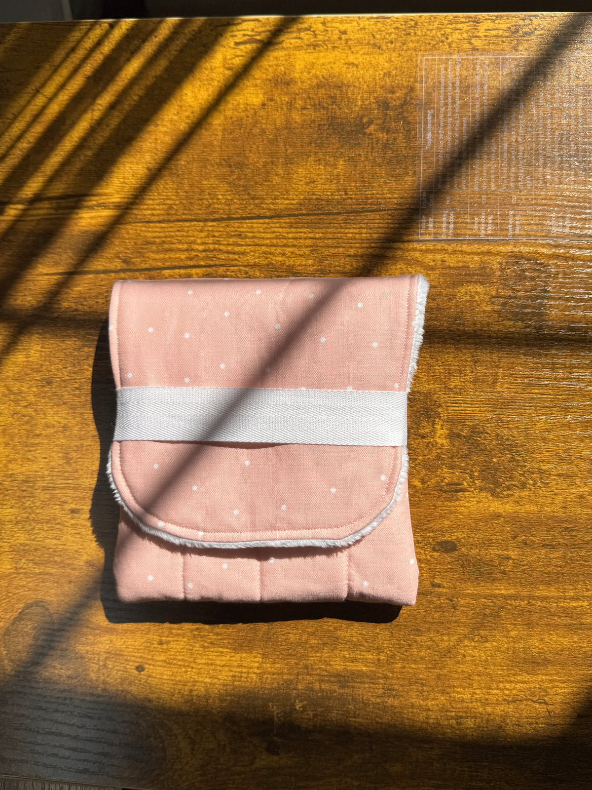 The Mini-Blush Skies, Handmade mini fountain pen pouch