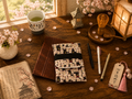 🐱Lucky Cat: Japanese Cotton, , white and black Japanese cats , Handmade Writer's Pen Case