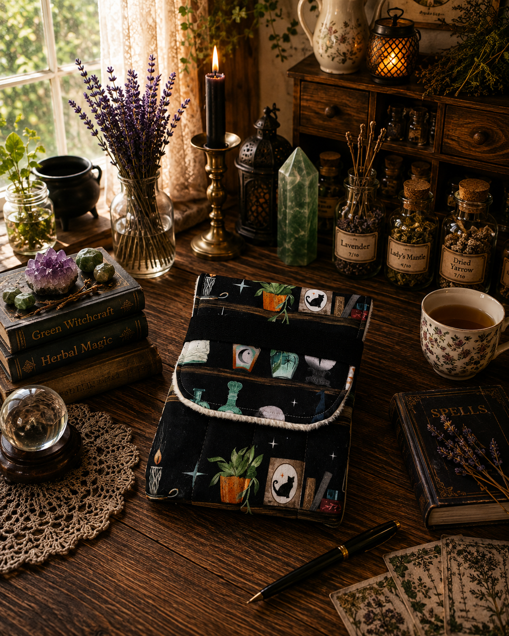 The Familiar’s Library Handmade Fountain Pen Pouch/Case