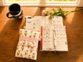 Floral Fountain Pen Case/Handmade Writer's Pen Case/Stationary Holder