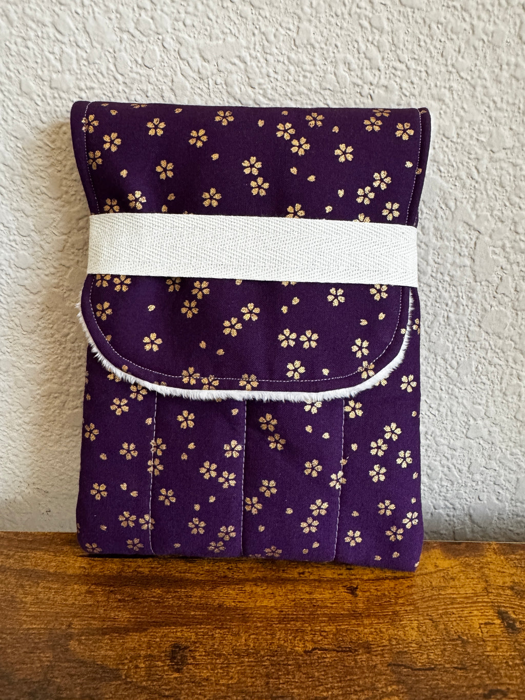 🌸 Plum Sakura Bloom Fountain Pen Case/ Japanese Cherry Blossom/Handmade Journaling & Stationery Holder