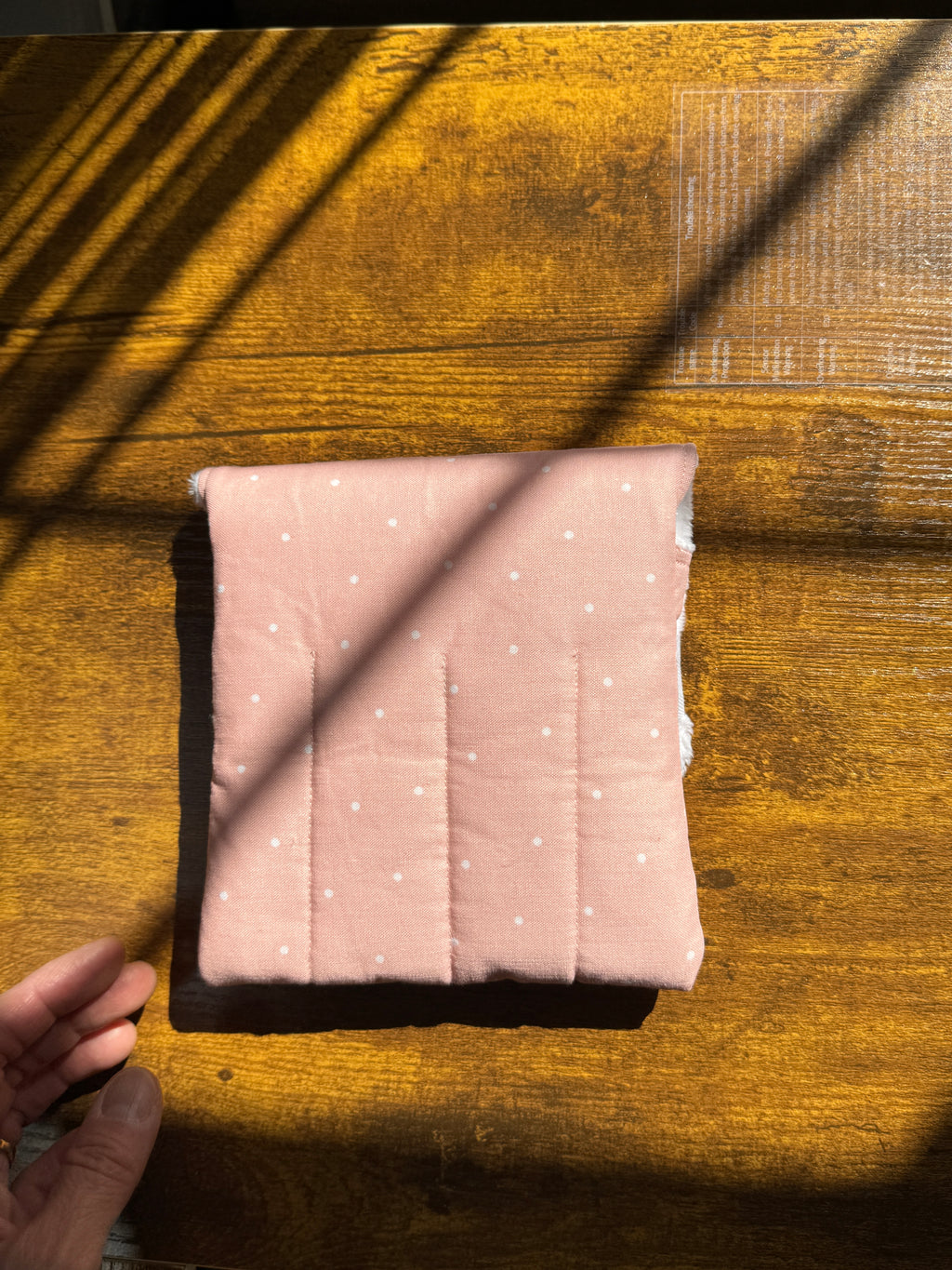 The Mini-Blush Skies, Handmade mini fountain pen pouch