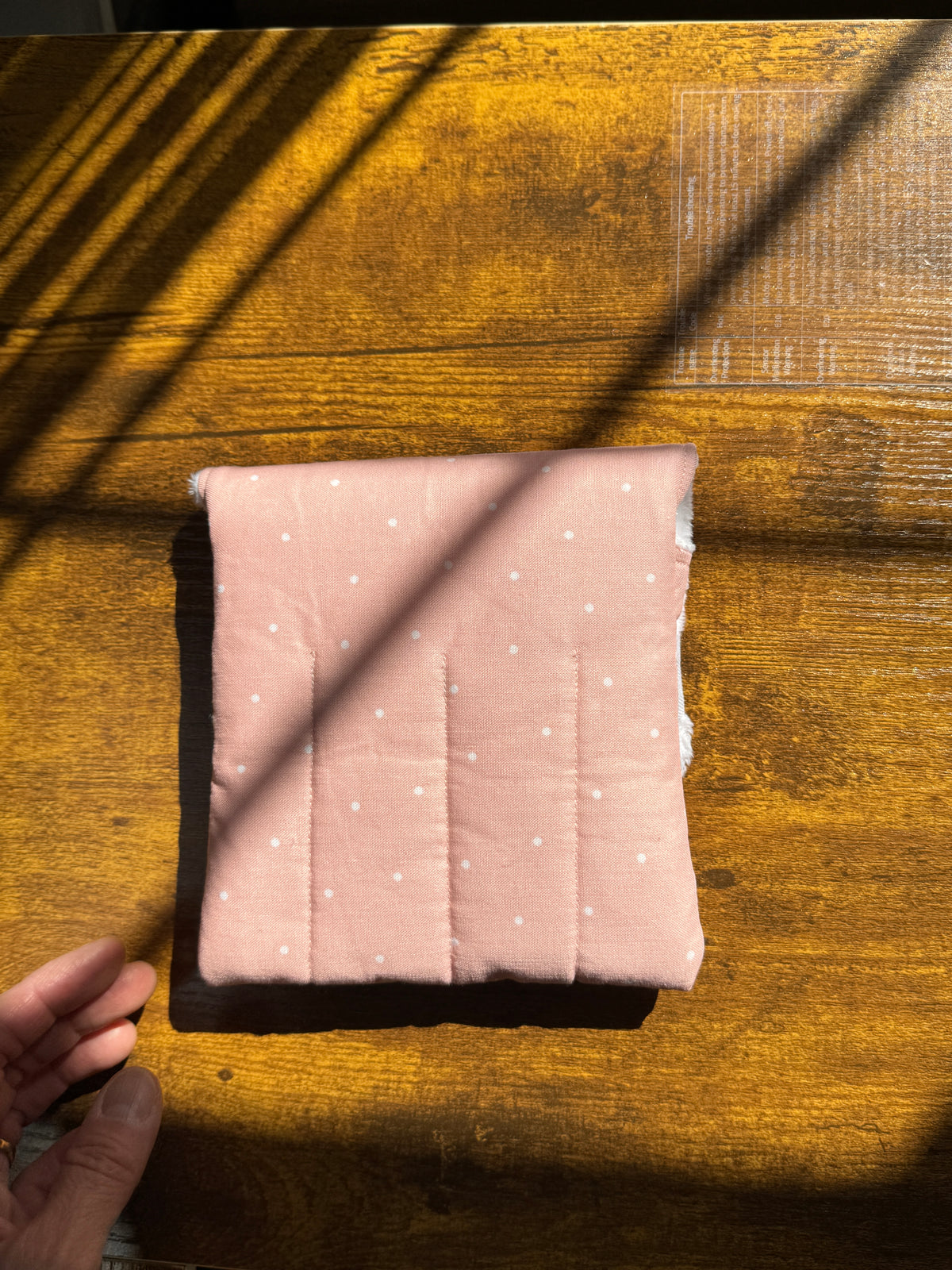 The Mini-Blush Skies, Handmade mini fountain pen pouch