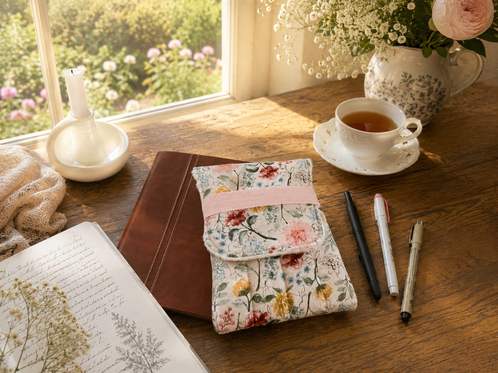 🌾Watercolor Wildflowers Pen Case