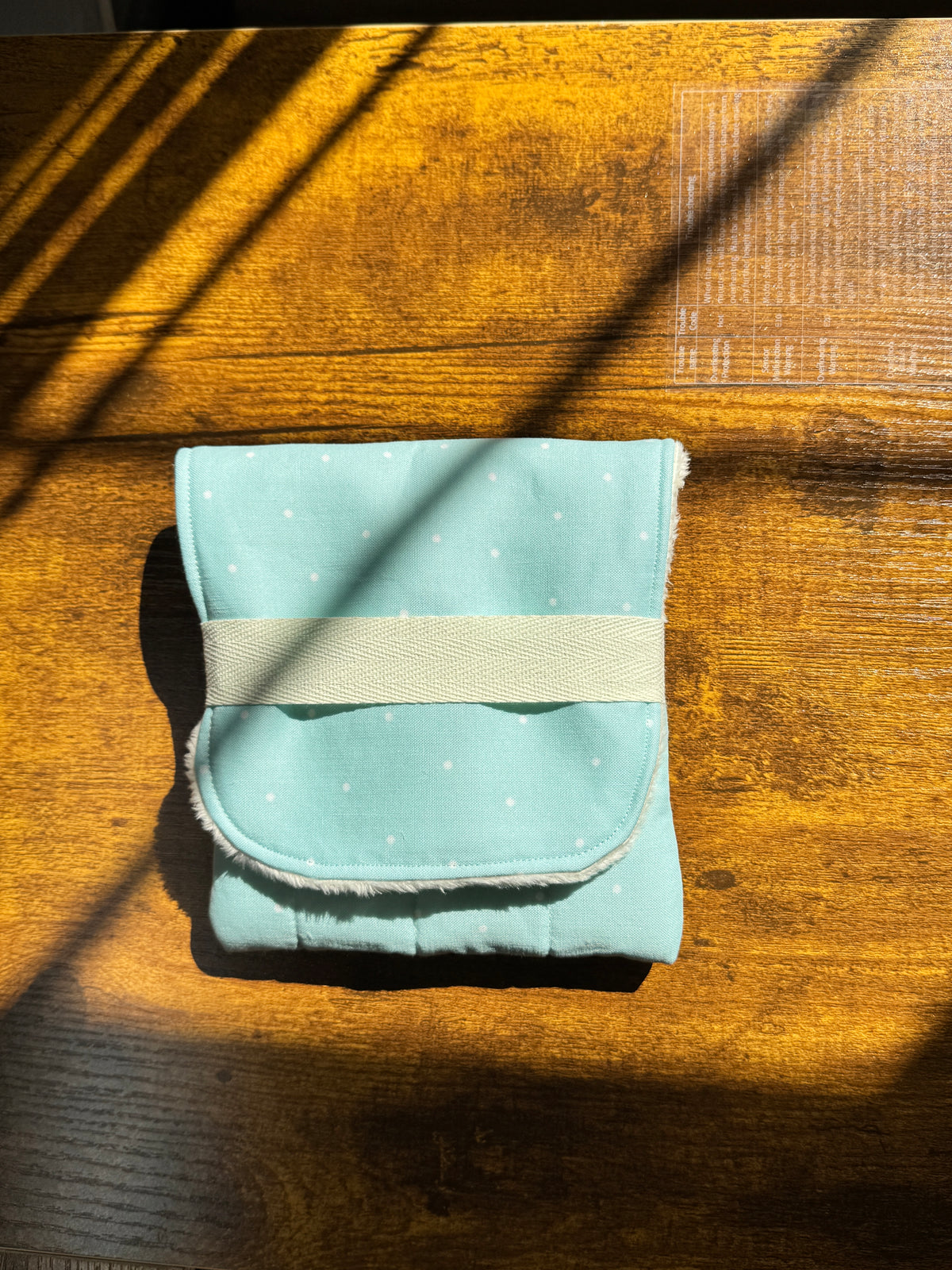 The Mini-Blue Skies , Handmade mini fountain pen pouch