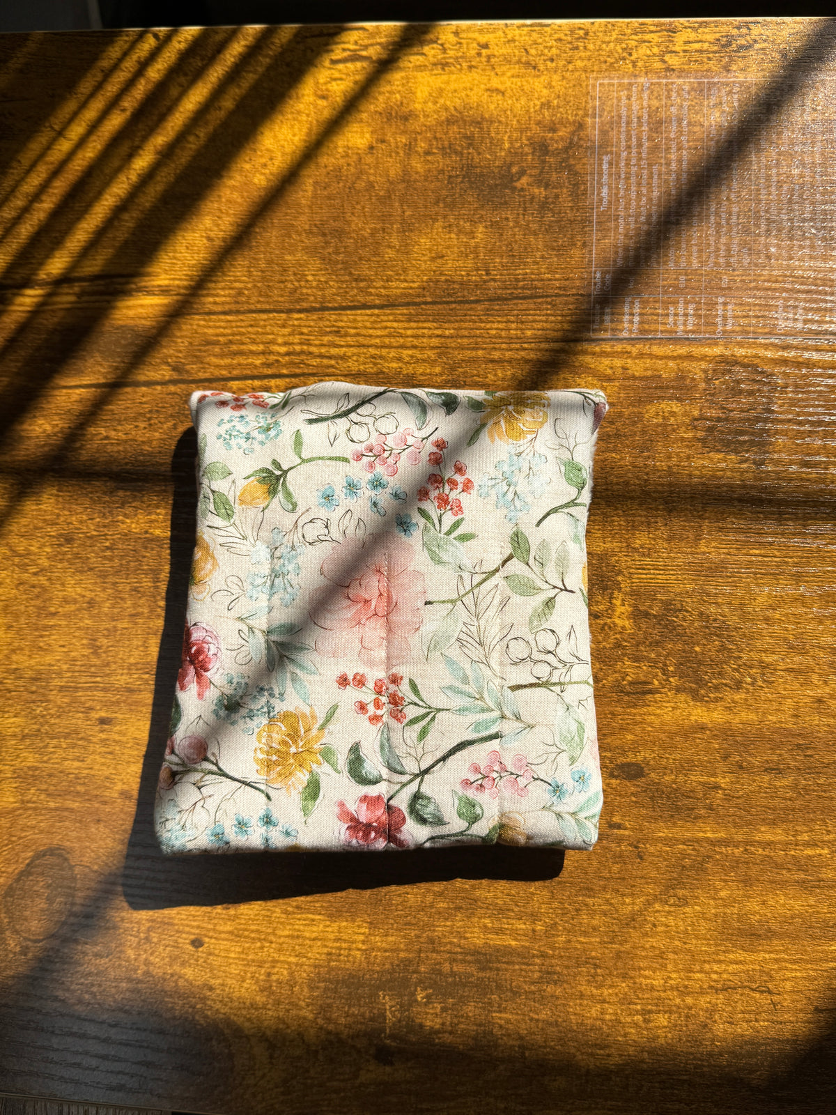 The Mini-Watercolor Wildflower, Handmade mini fountain pen pouch