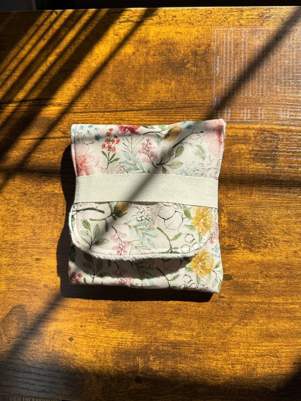 The Mini-Watercolor Wildflower, Handmade mini fountain pen pouch