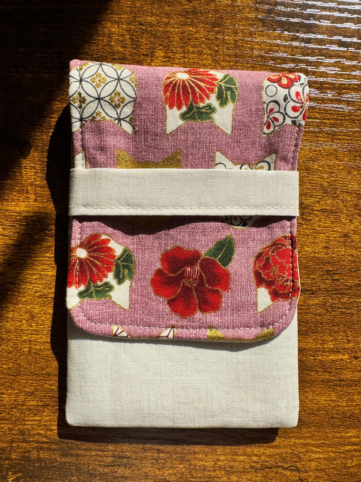 Kyoto Rose Two-Tone — The Petite Pouch