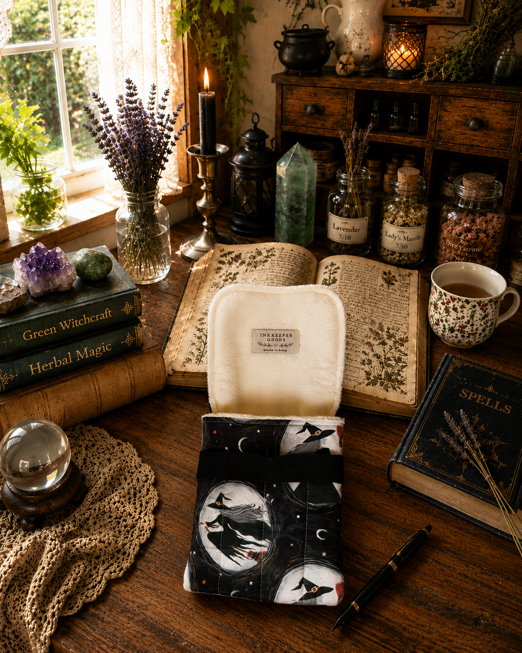 The Witching Moon Handmade fountain pen case