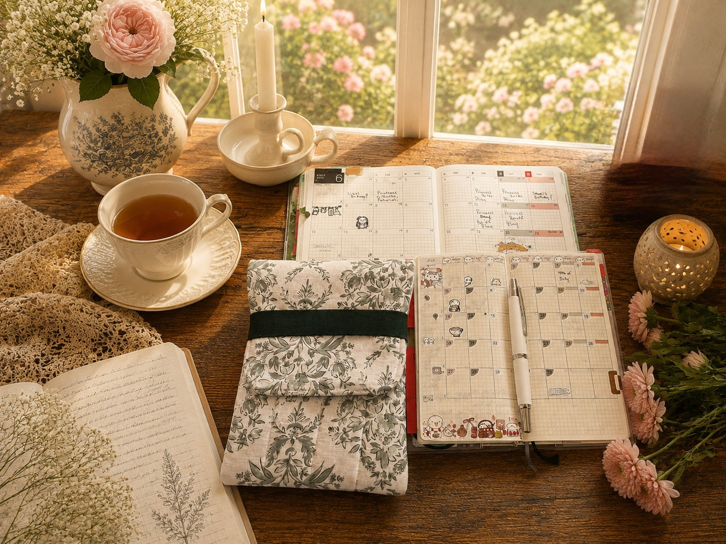 🌿 Sage Floral Case