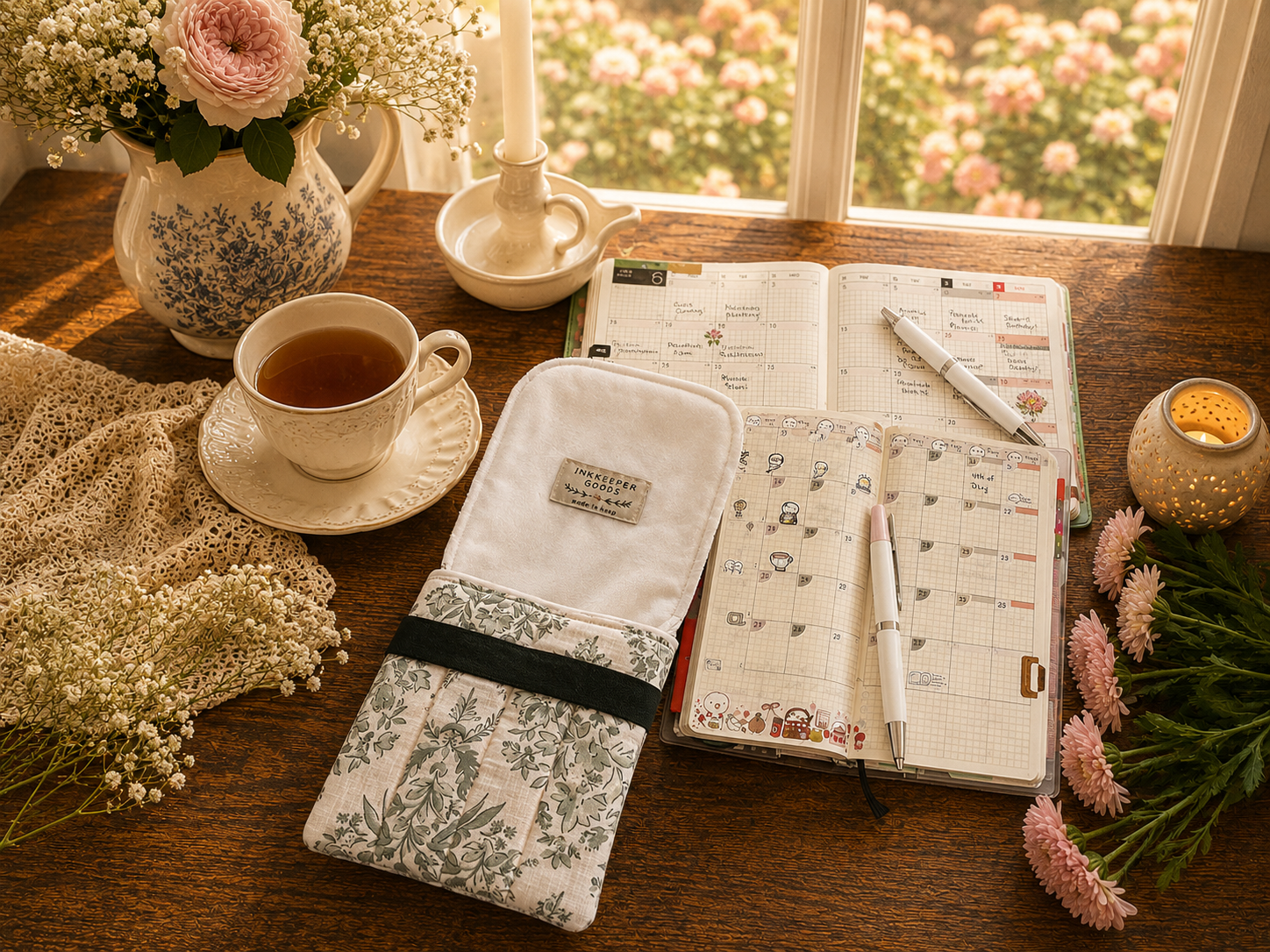 🌿 Sage Floral Case