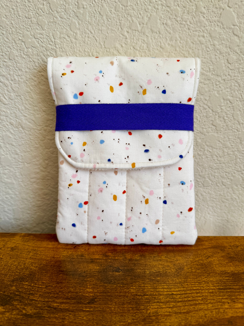 Speckled Paint Fountain Pen Case/Handmade Writer's Pen Case/Stationary Holder