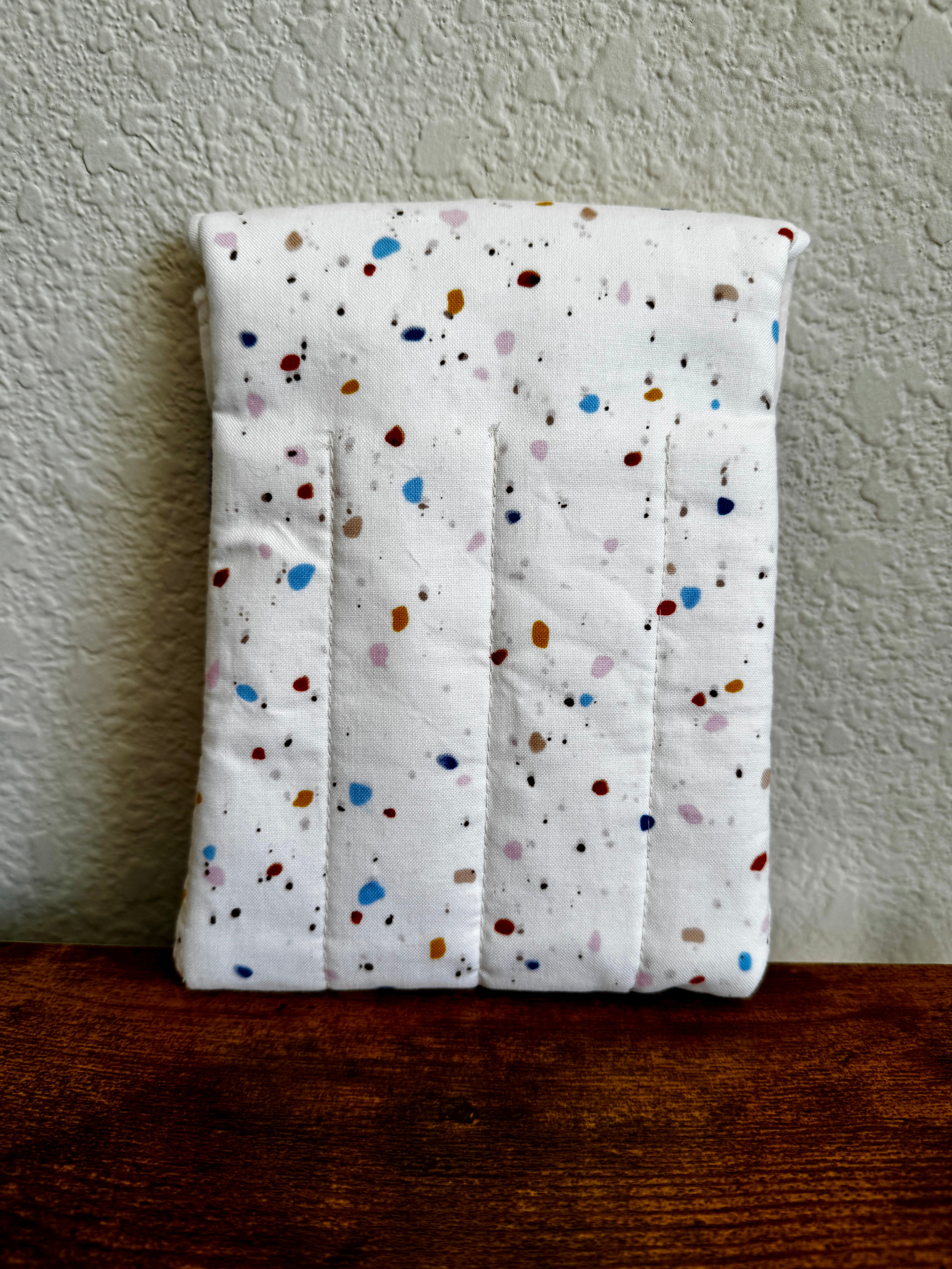 Speckled Paint Fountain Pen Case/Handmade Writer's Pen Case/Stationary Holder
