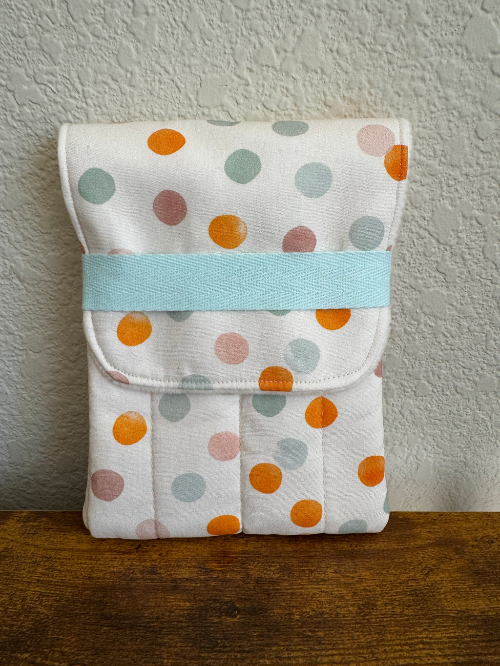 Polka Dots Fountain Pen Case/Handmade Writer's Pen Case/Stationary Holder