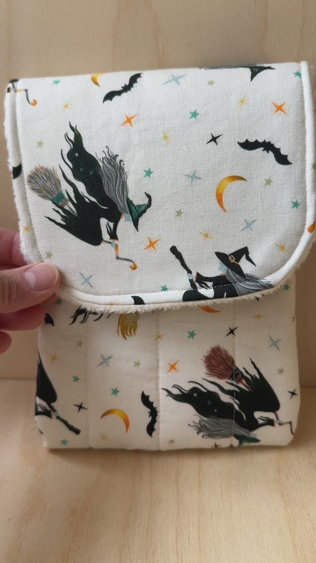 The Moonlit Flight Handmade Fountain Pen Pouch/Case