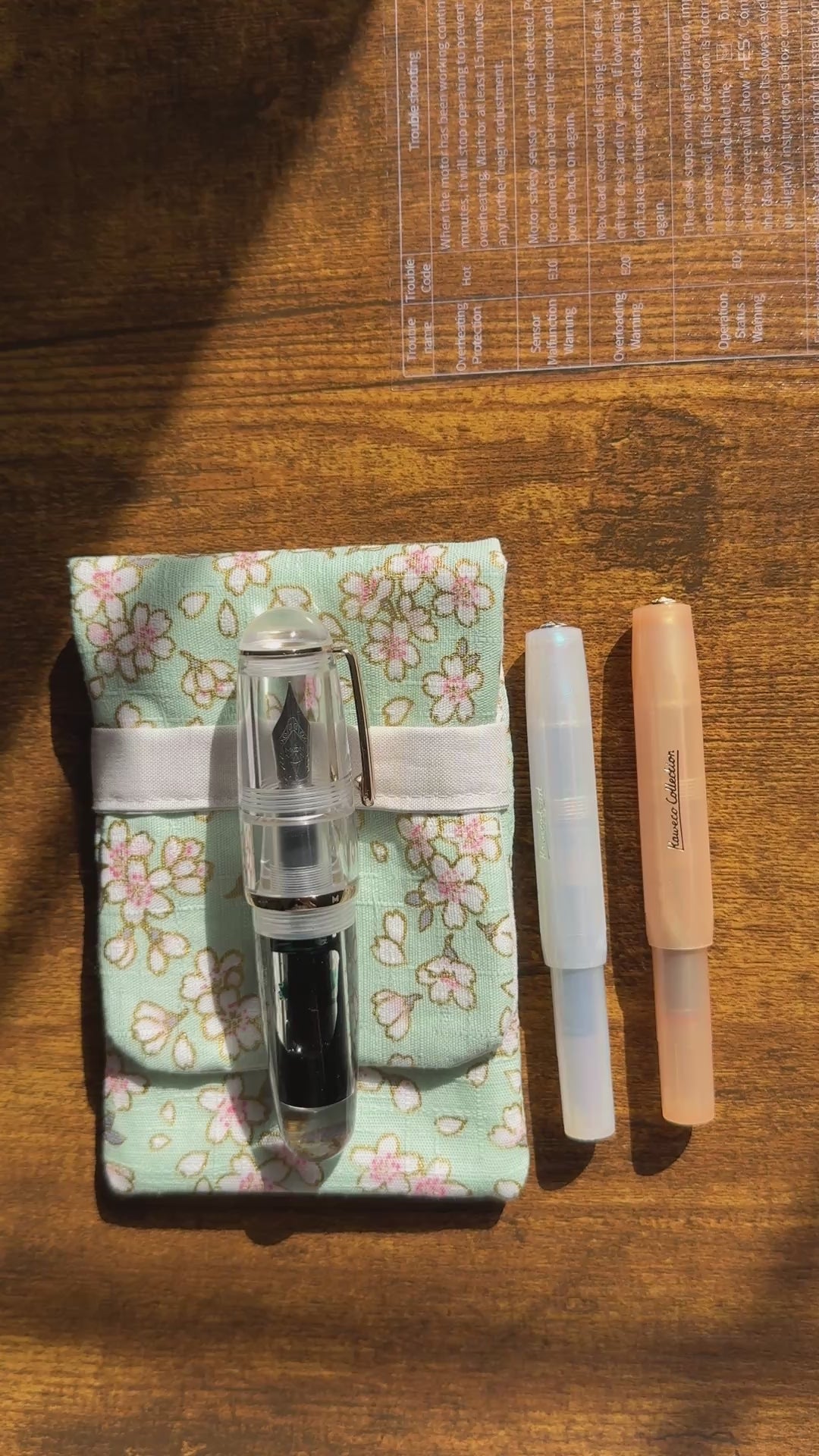 Kyoto Rose Two-Tone — The Petite Pouch